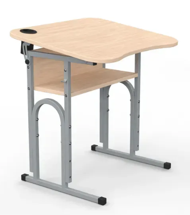 Стіл учнівський 05 №4-6/700х500 рег.нахил МФ Вересень